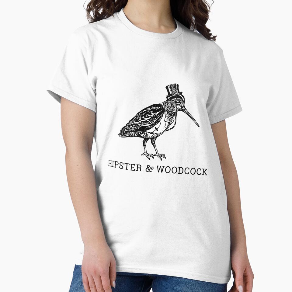HIPSTER & WOODCOCK - Original Logo Tee by hipsterwoodcock