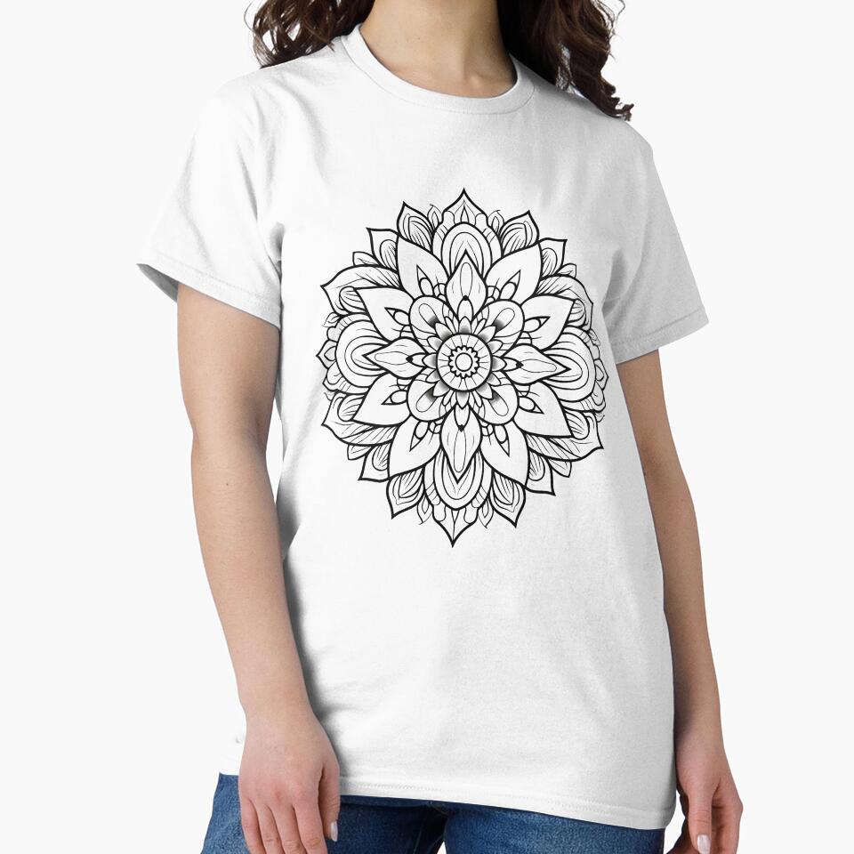 Cute Flower Mandala Artwork by Stickera Hub
