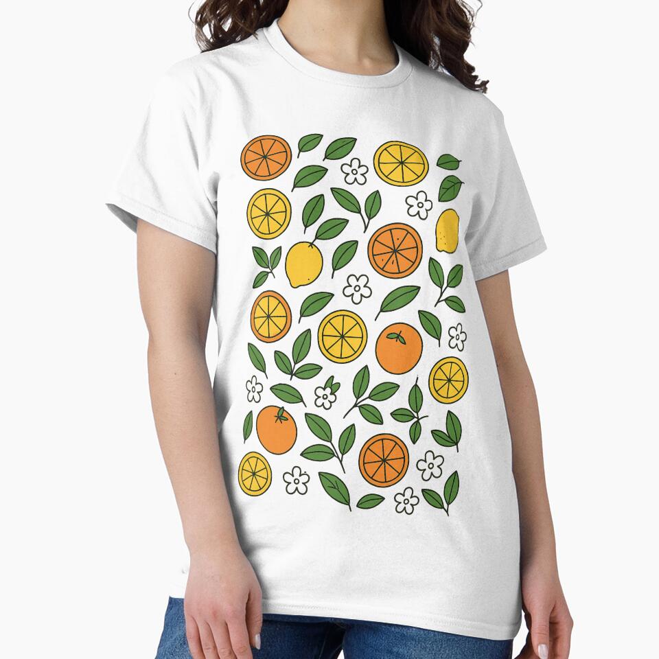 Mediterranean Citrus Bloom | Oranges, Lemons, Summer Vibes by Threadoir