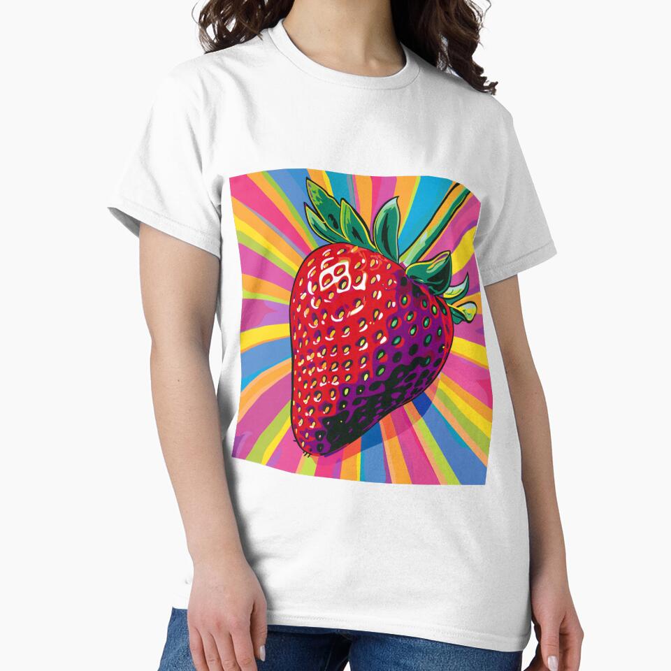 Strawberry Pop Art 3 by AstroRisq