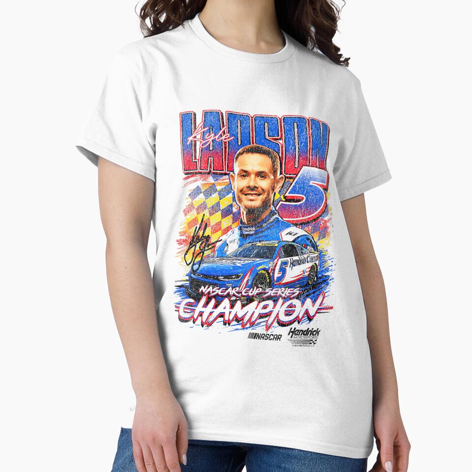 Hendrick Motorsports Kyle Larson Nascar Cup Series Champion Premium Tri-Blend by MichelleELawren