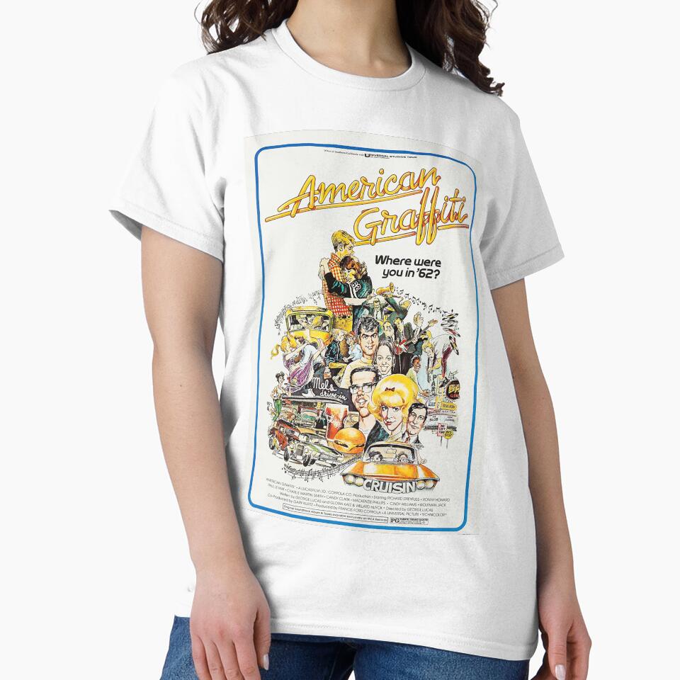 American Graffiti (1973) Vintage Movie Poster by sergiokobe