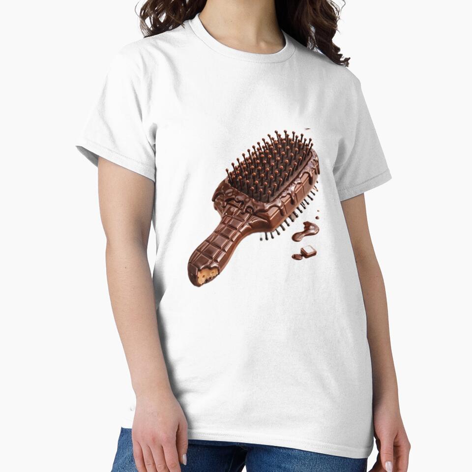Decadent Chocolate Hair Brush Design by HedayatDesign