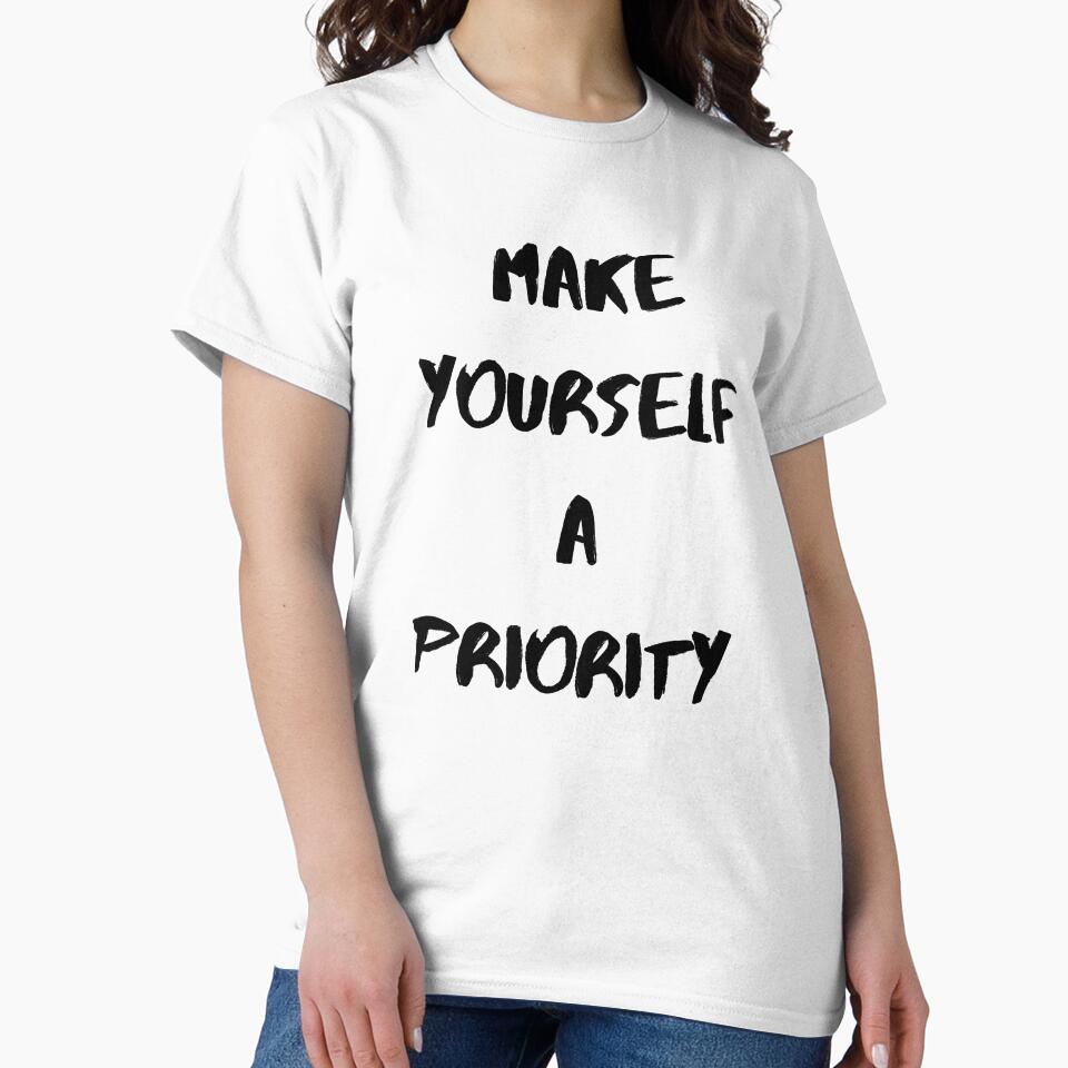 Inspirational Saying And Positive Quote, Make Yourself A Priority by Salman Hino
