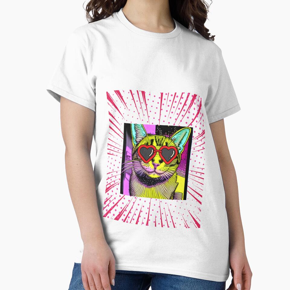 pop art cat by monaesane