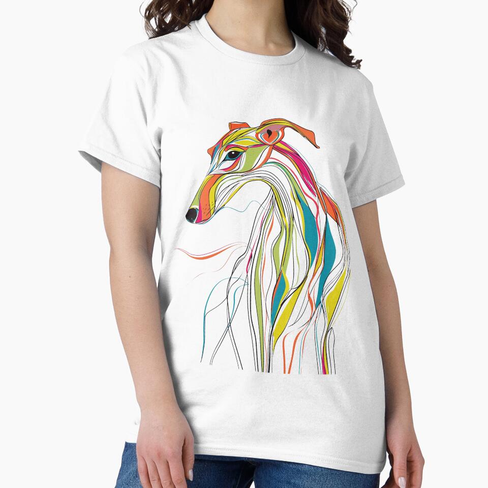 Colorful greyhound by aghnadarragh