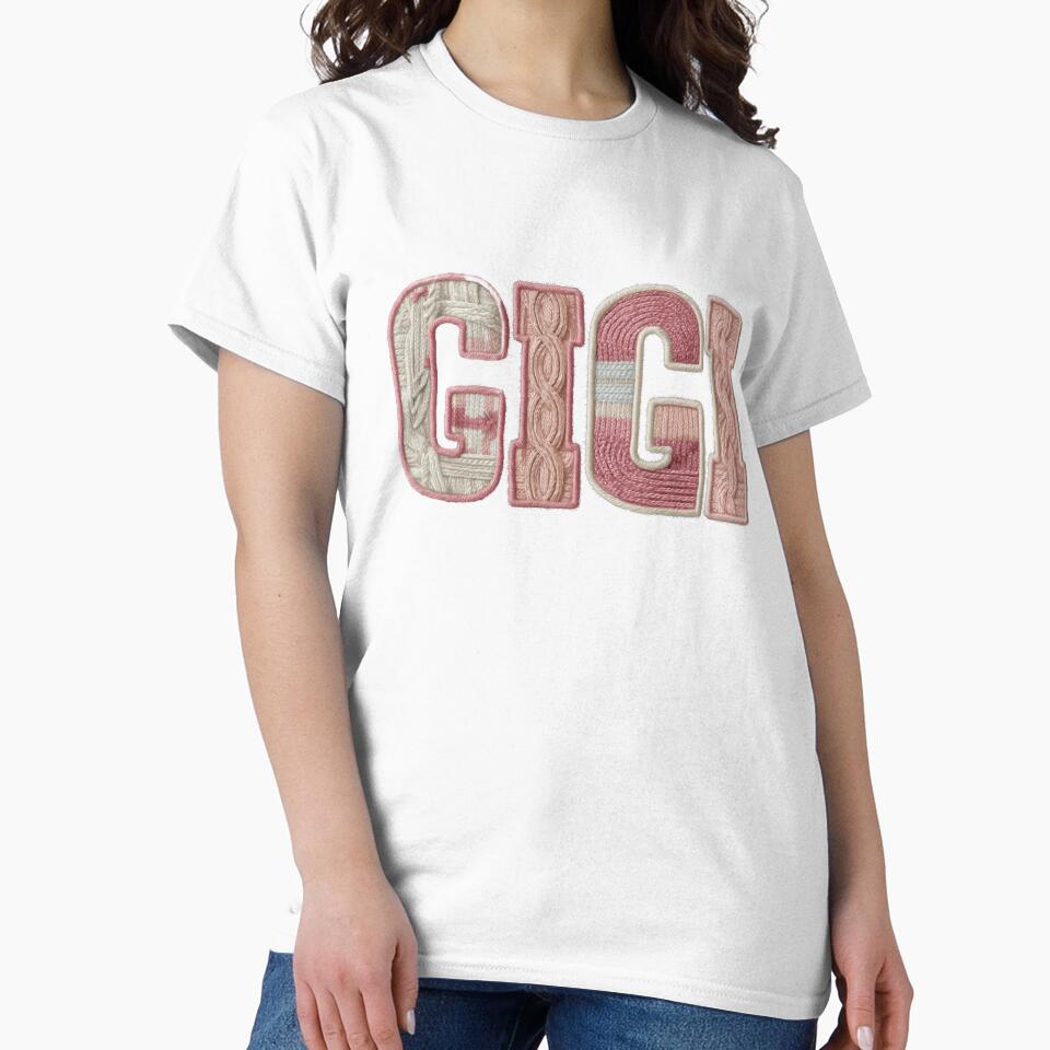 GIGI – Cozy Knit Name Design by vividdigits