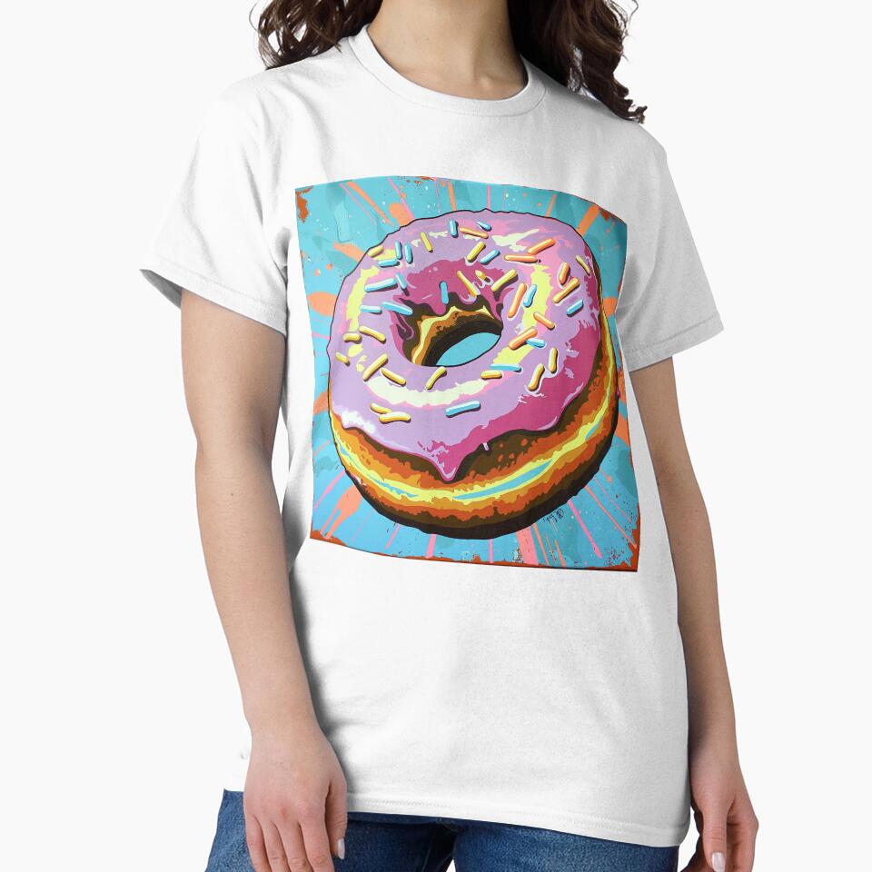 Iced Donut Pop Art 13 by AstroRisq