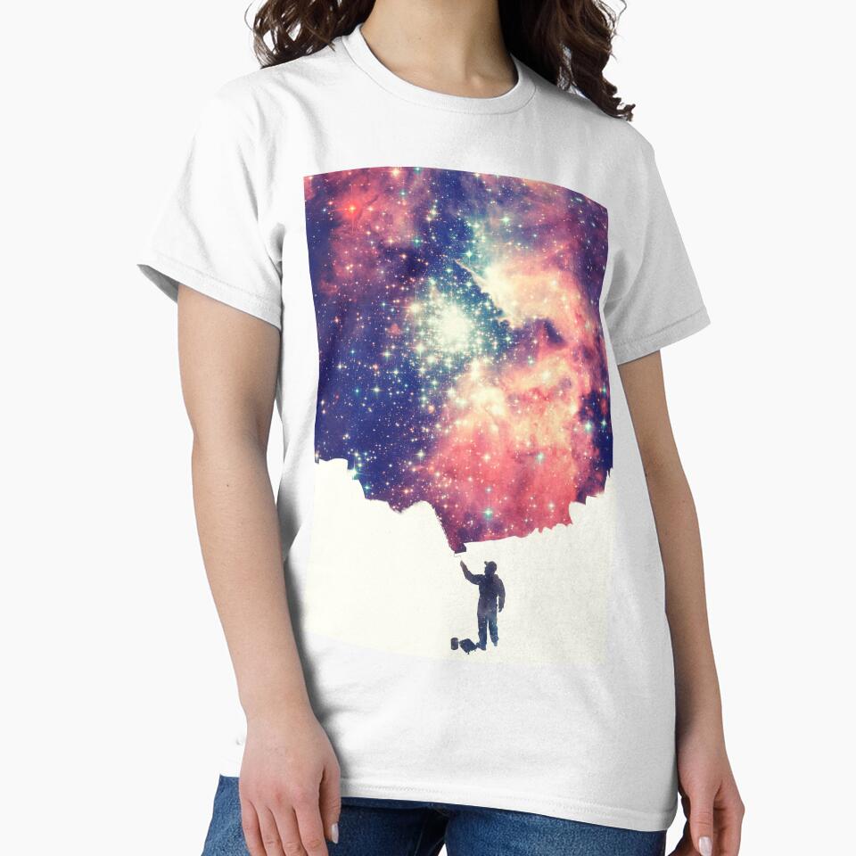 Painting the universe (Colorful Negative Space Art) by badbugs