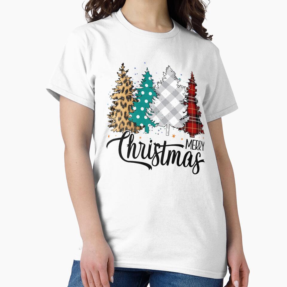 Rustic Christmas Trees Sublimation Design - Festive Holiday Art for Crafts & Gifts by Colorten