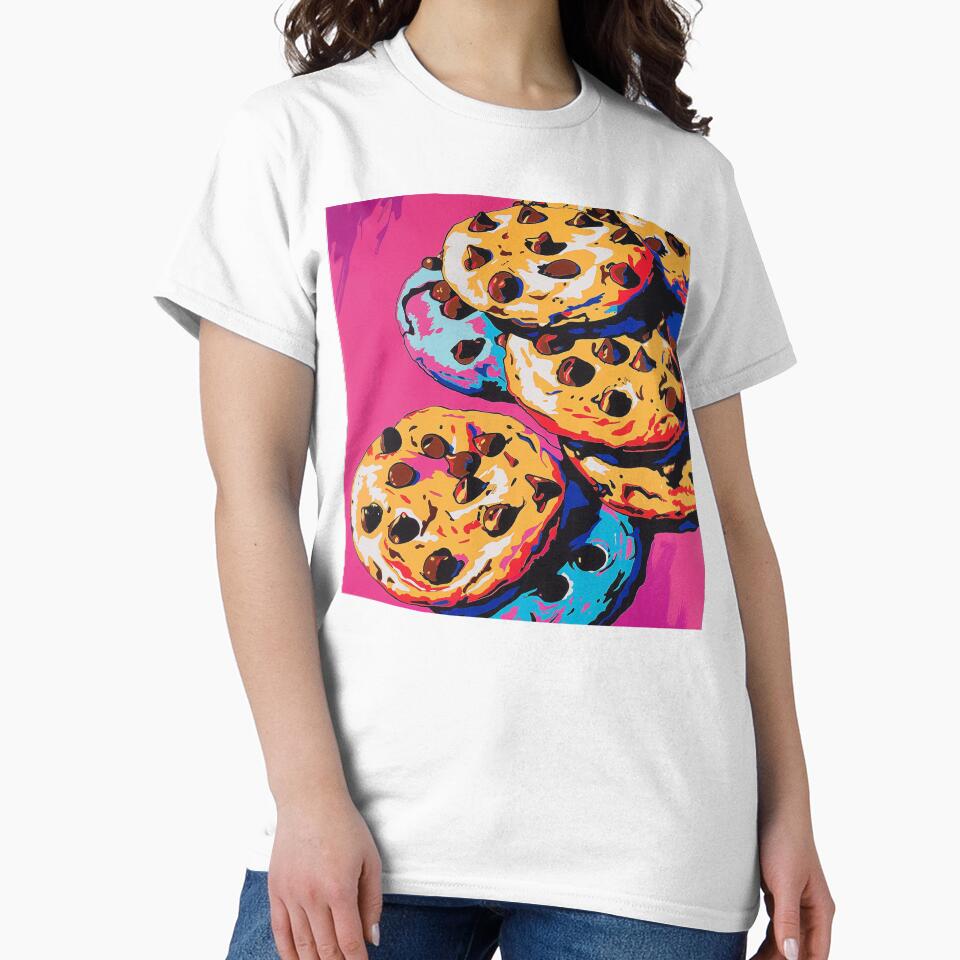 Chocolate Chip Cookies Pop Art 2 by AstroRisq