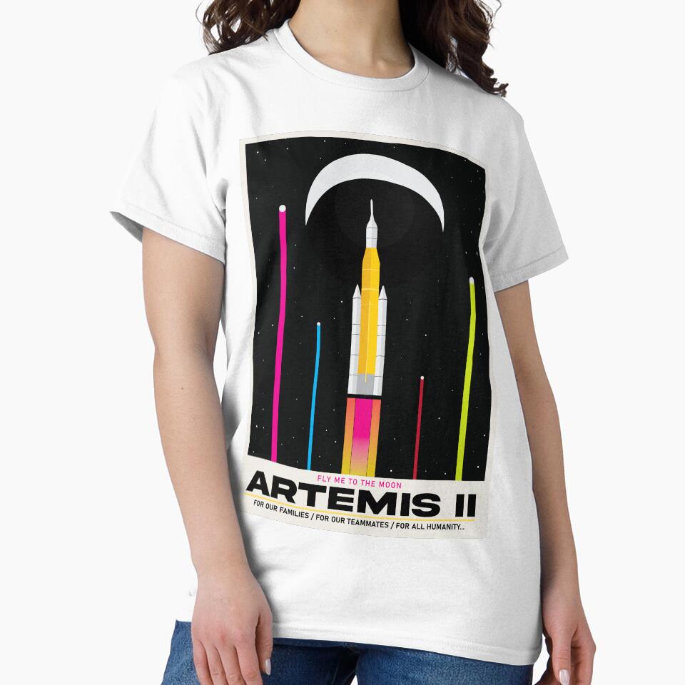 Artemis II Graphic Poster by Hexwave Media