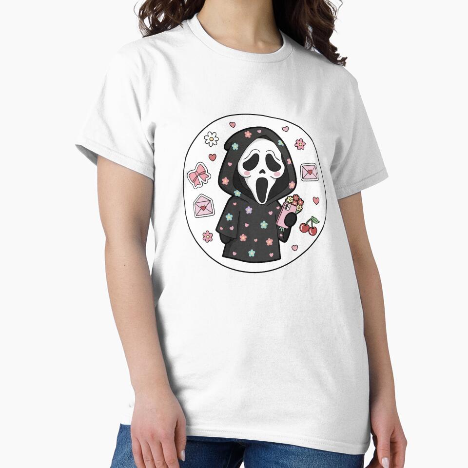 Spooky Cute Valentine Horror Kawaii Goth Design by jenelectra