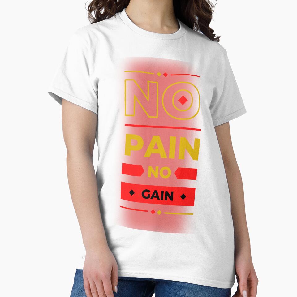 No Pain No Gain Gym Motivation Essentials by nirmalsawlani