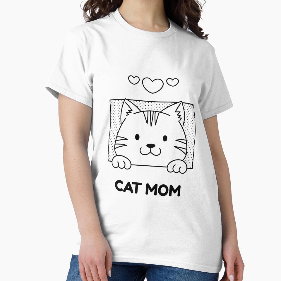 Cat Mom by TeeDesignCo
