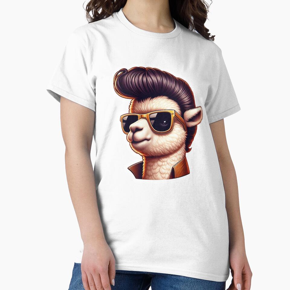 Goofy Alpaca with an Over-the-Top Pompadour Reloaded-Viral Drop 2025 by Imaginarium of Chaos falcon88