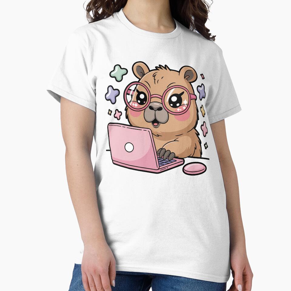Kawaii Capybara, Capybara Kawaii by graphic-genie