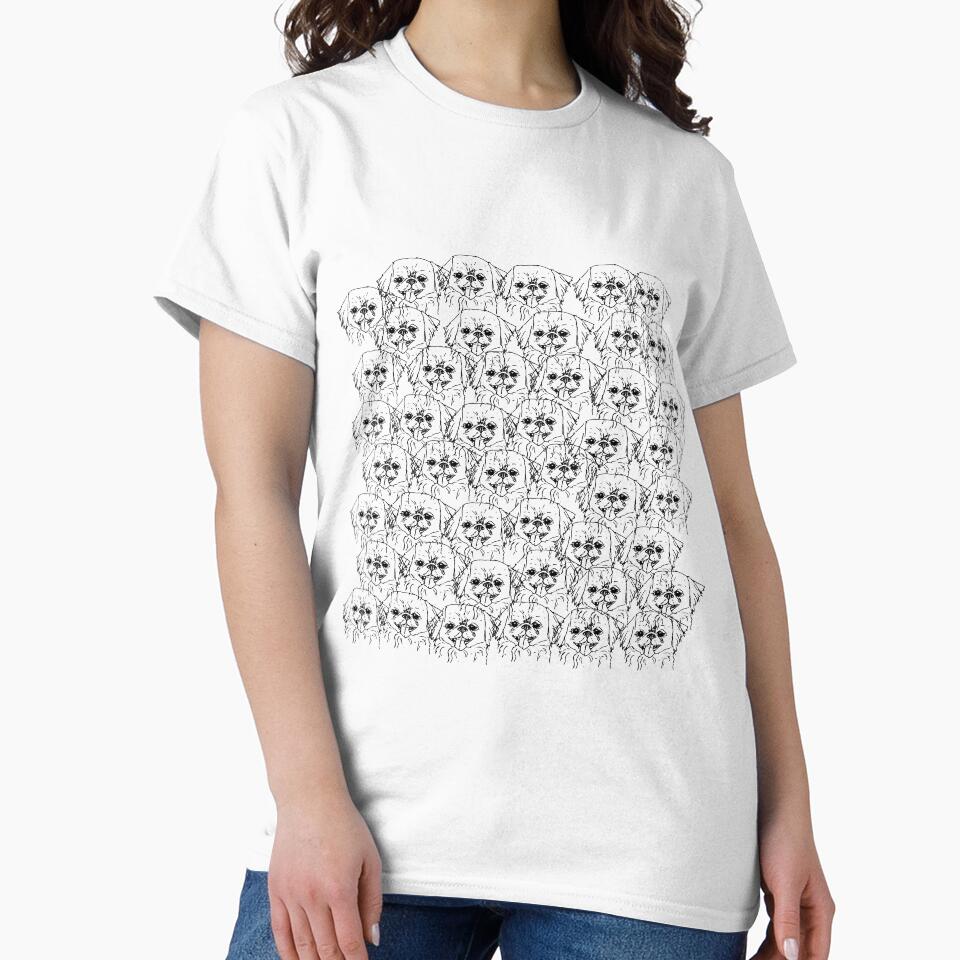 pekingese dog pattern by NinaBetterNot