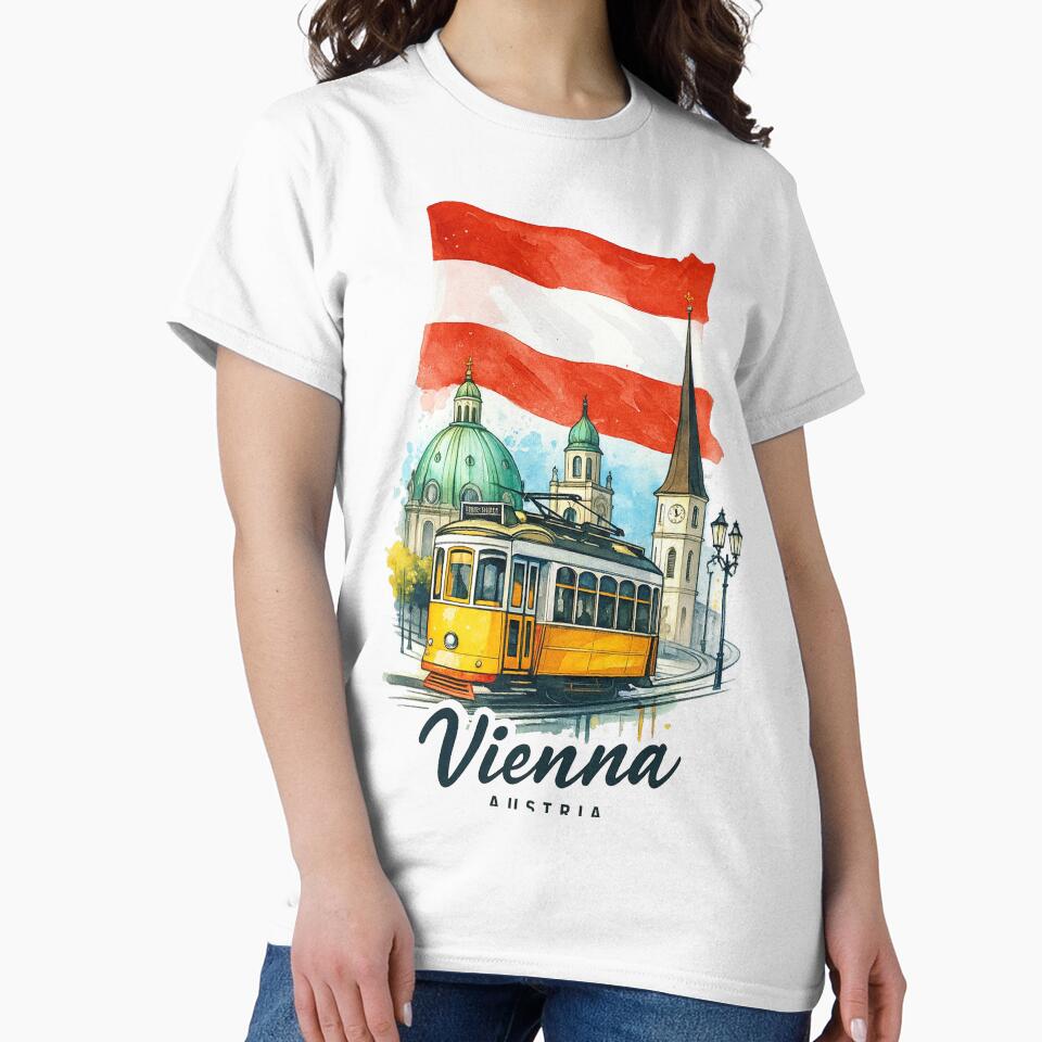 Vienna Austria Travel Art by ryanapples2