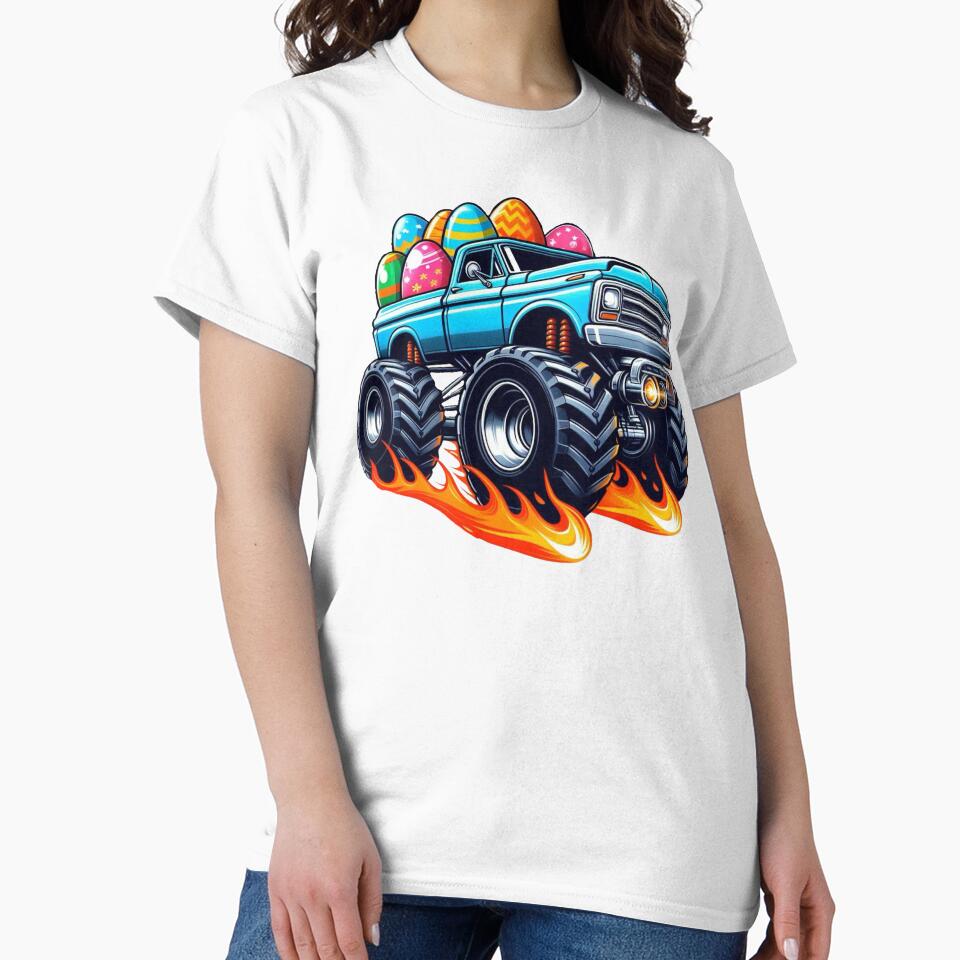 Easter Monster Truck by Myra365Art