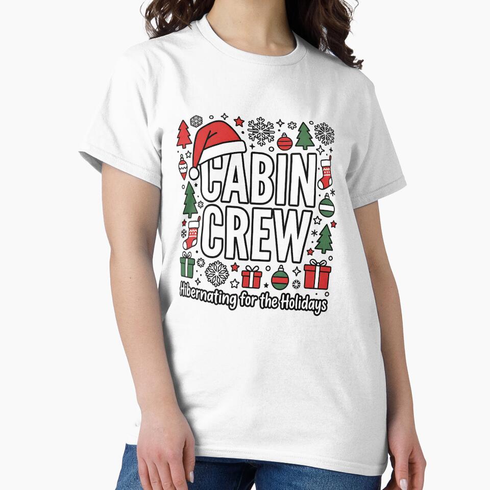 Cabin Crew Festive Holiday Hibernation Winter Humor by ArtDesignTp