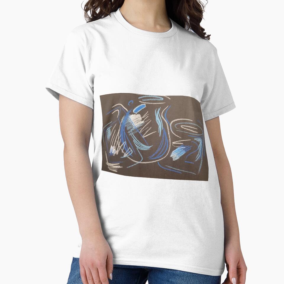 Abstract Blue and White by Quirky. Min
