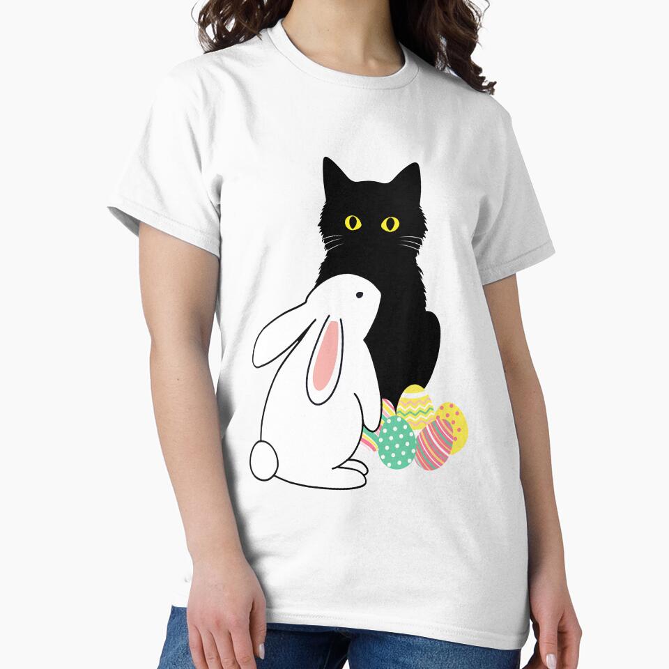 Easter Bunny Meets the Big Cat Egg Hunter by GoblinBoutique