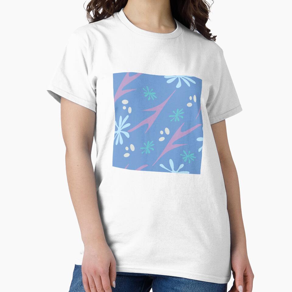 Mid-Century Drift - Soft Blue by trieschman