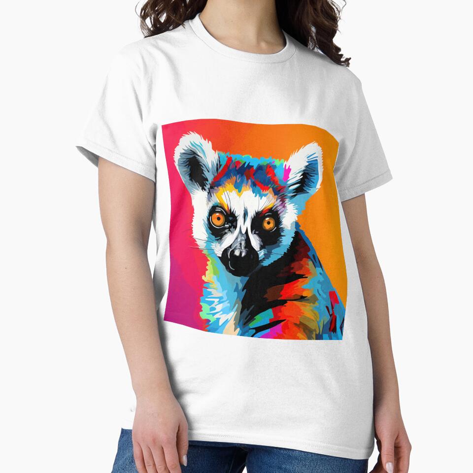 Lemur Pop Art 1 by AstroRisq