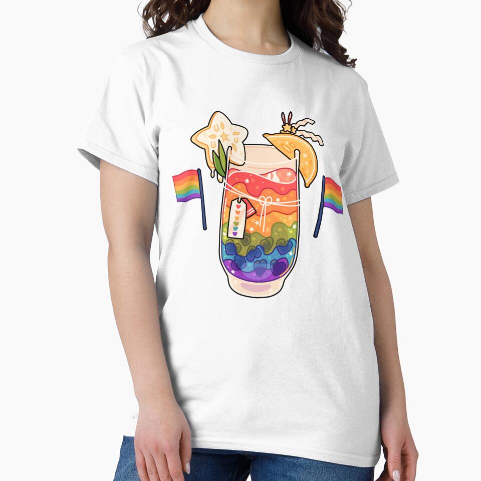 Rainbow pride drink by SilAchan