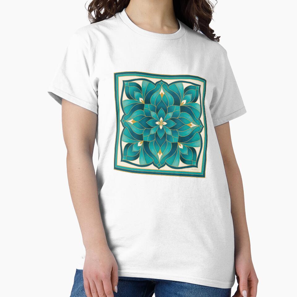 In Bloom - Teal by Manisha Dayal