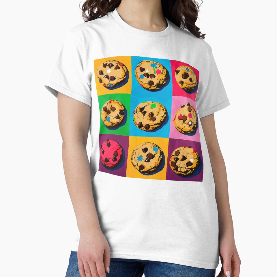 Chocolate Chip Cookies Pop Art 5 by AstroRisq