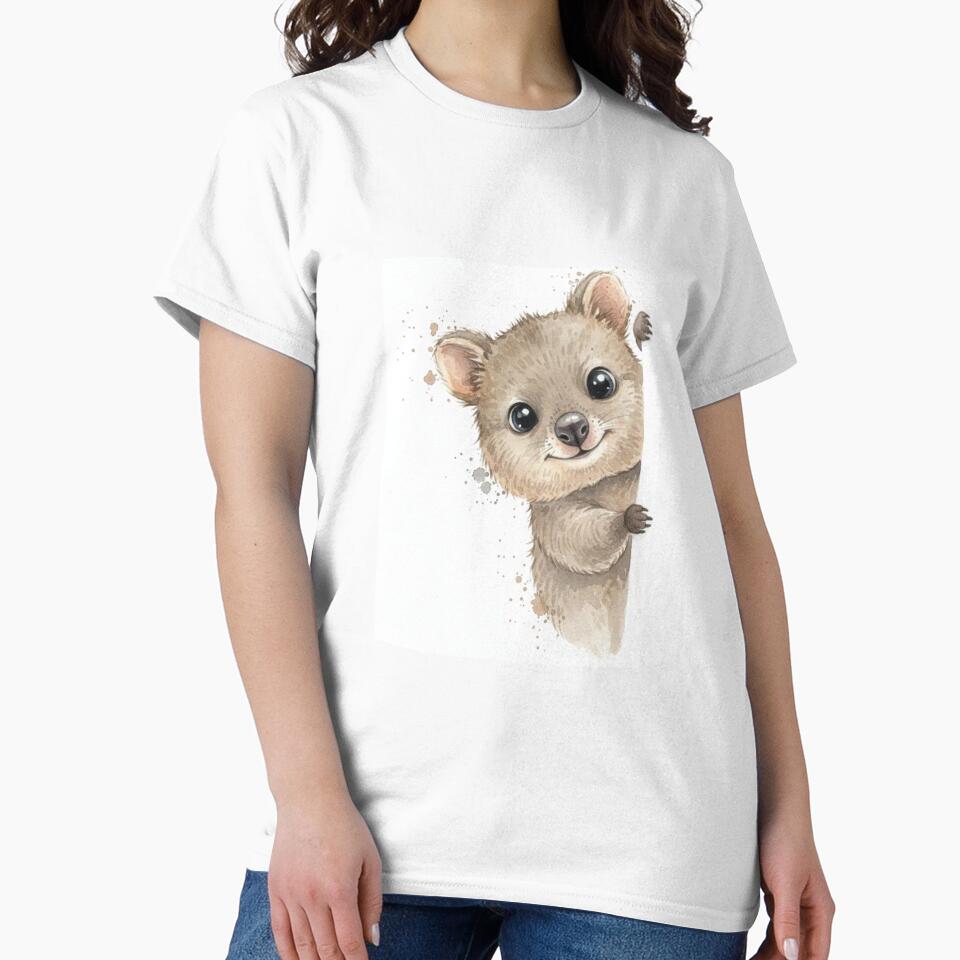 Quokka meme funny cute kawaii pet animal watercolor by CheeseBlueprint