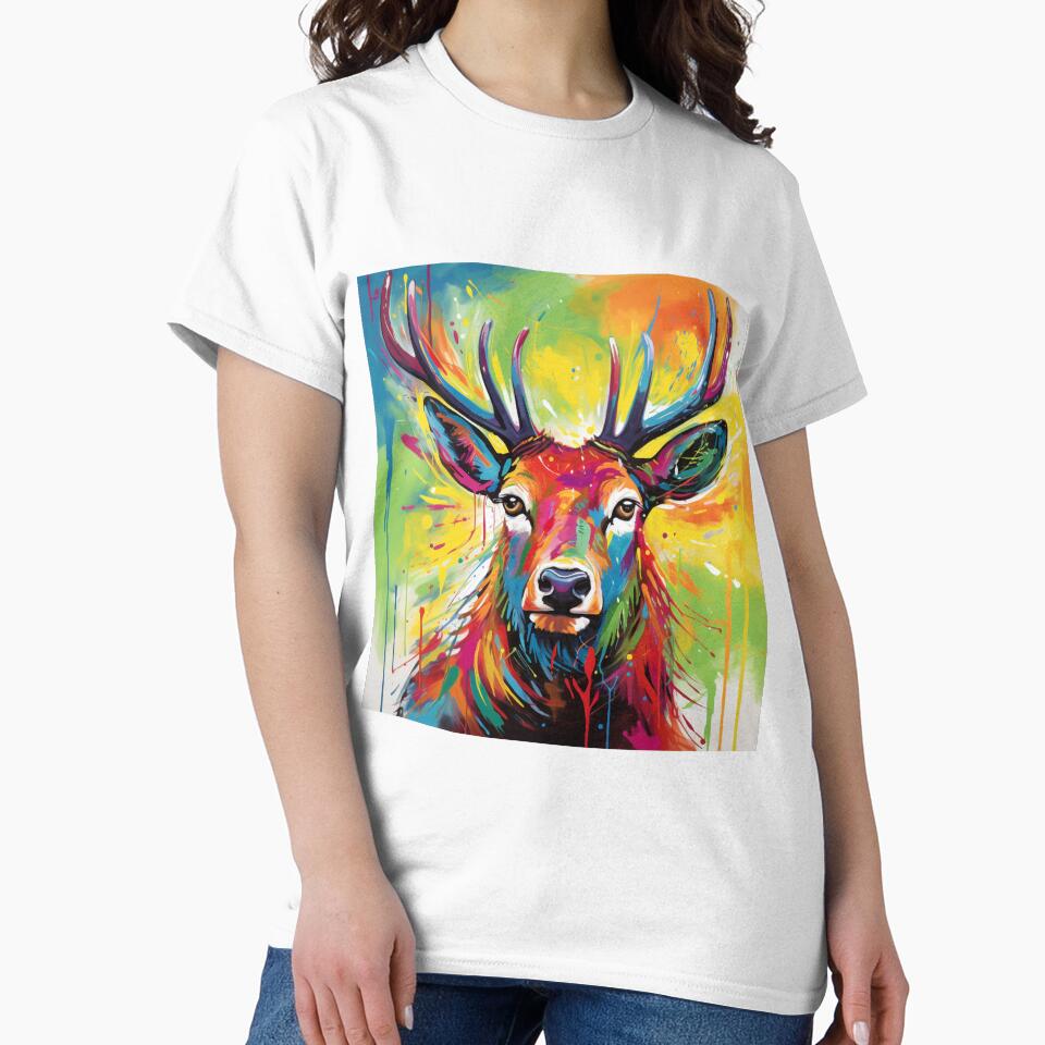 Stag Pop Art 3 by AstroRisq