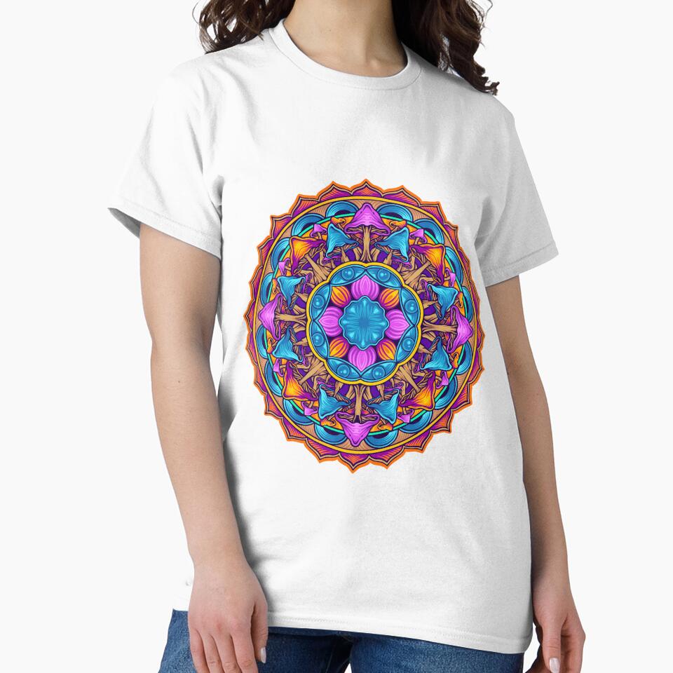 Harmony nature mandala mushroom 002 by vallass