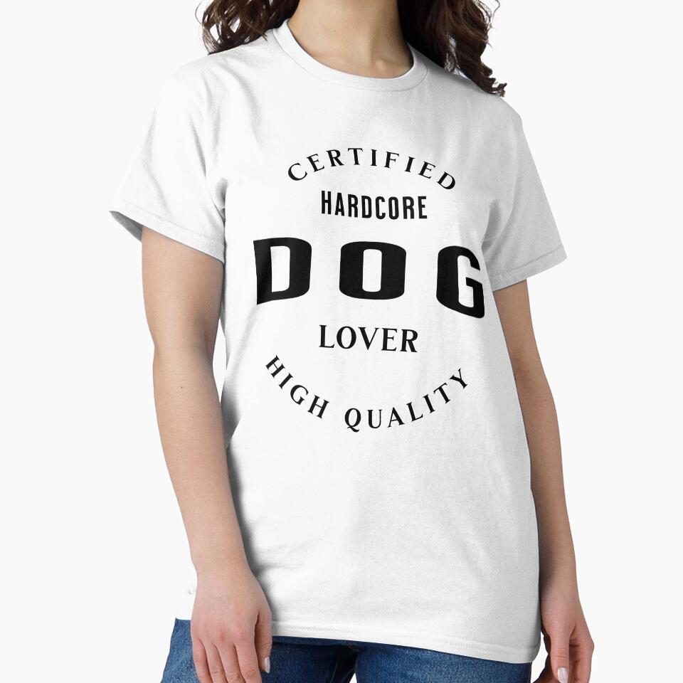 Certified Hardcore Dog Lover Funny Dog Lover Gift by Patina & Pixel