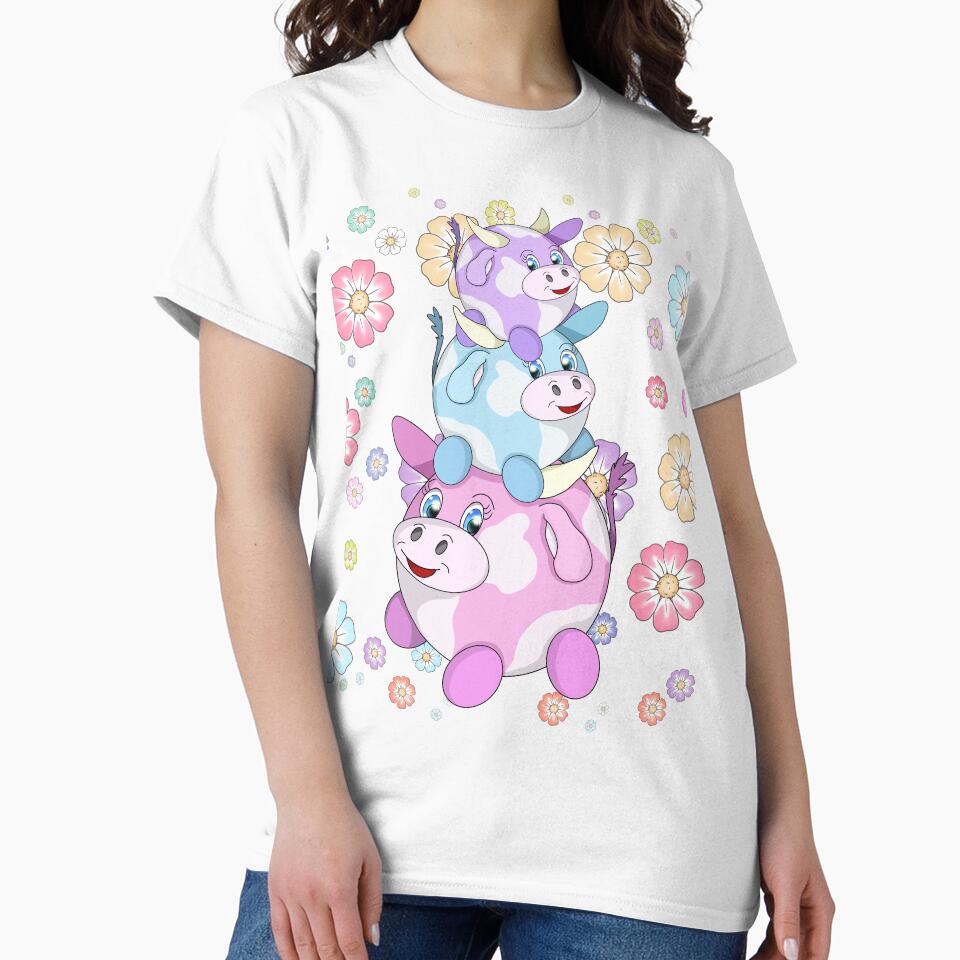 cartoon bubble cows by BeingNow
