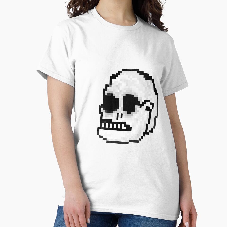 Pixel art skull by Krp2