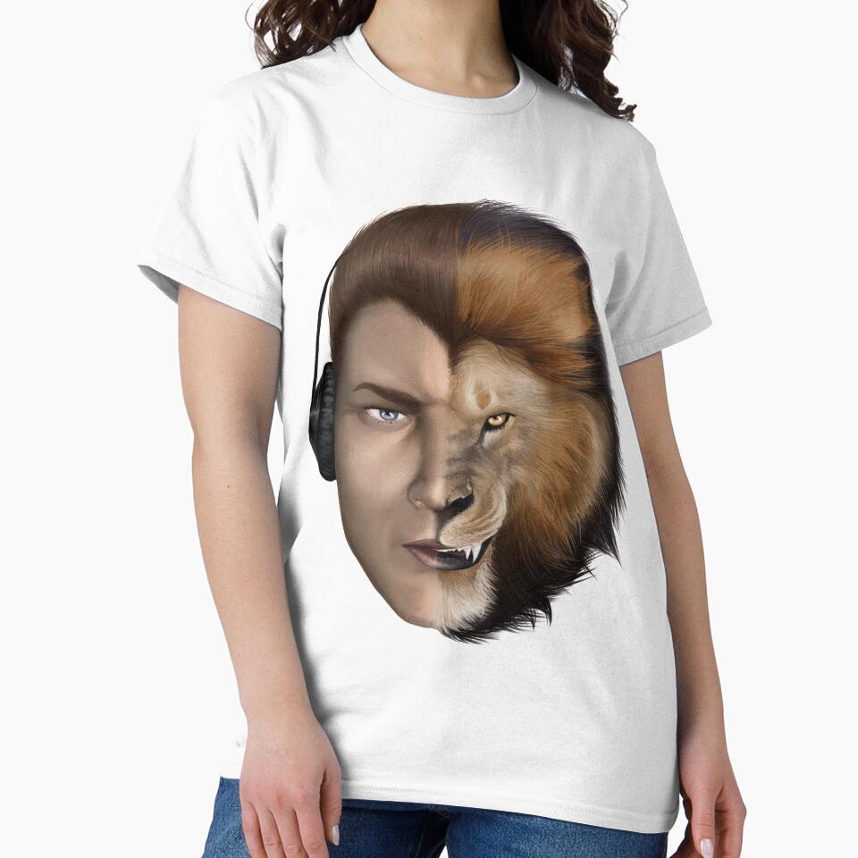BORN READY - Lion Tee by fearlessmotivat