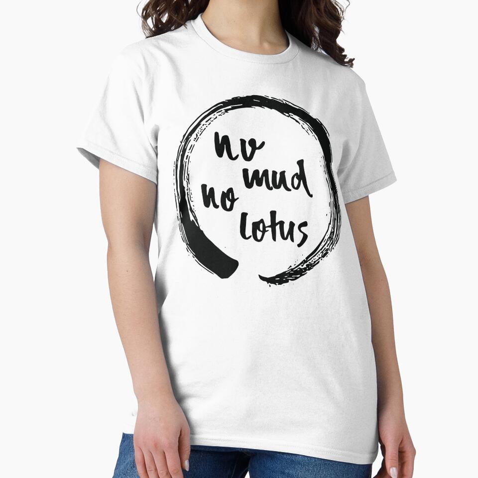 No Mud No Lotus Enso Poster by Polishthestone