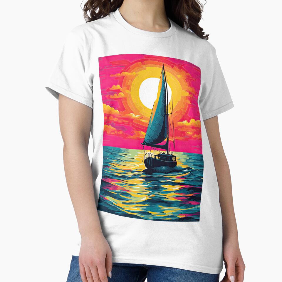 Sailboat Pop Art Maritime by ArtHouseNiklas