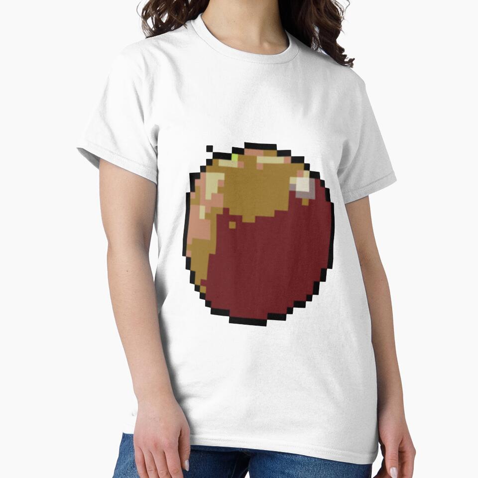 Pixel Art Brown Grape Fruit by Memeloaded