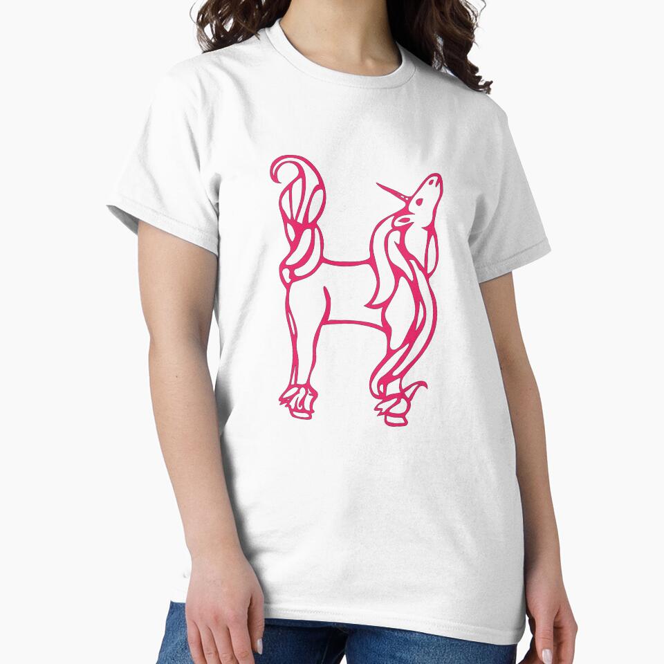 Unicorn Initial Monogram H by Rajeev  Singh