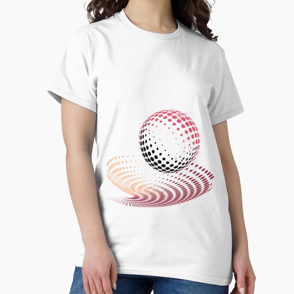 Bold Pattern Graphic T-Shirt – Trendy Aesthetic All-Over Print by CafeCanvasPrint