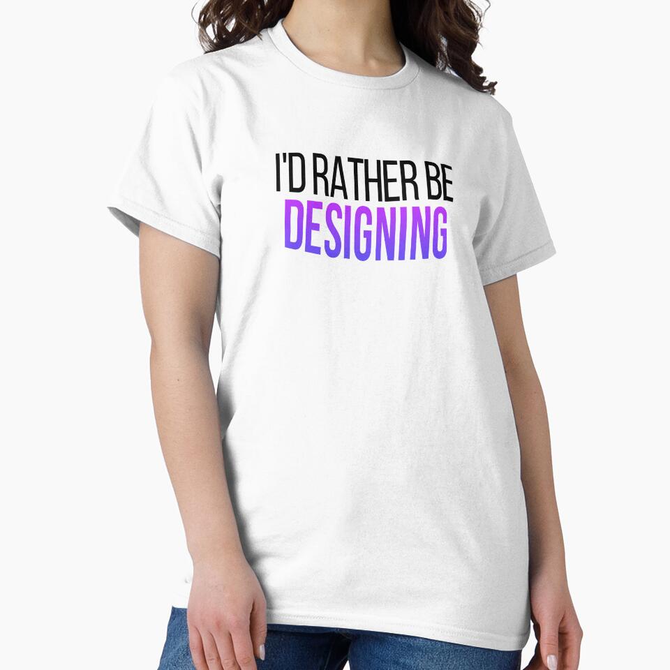 I'd Rather Be Designing - Graphic Designer Retro by Vitrina ⭐⭐⭐⭐⭐