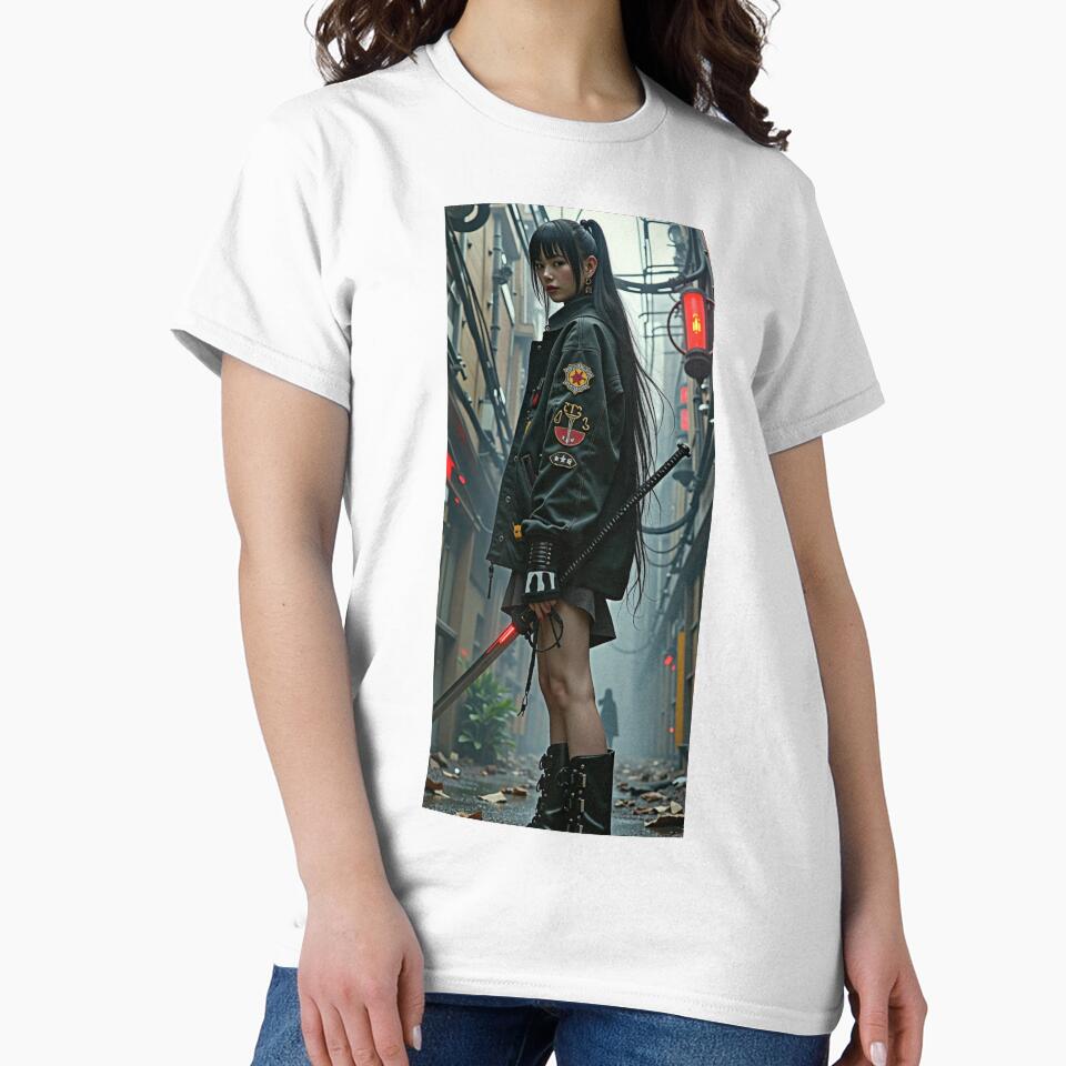 Urban warrior| Cyberpunk Themed Warrior Girl Design by Shamrocx