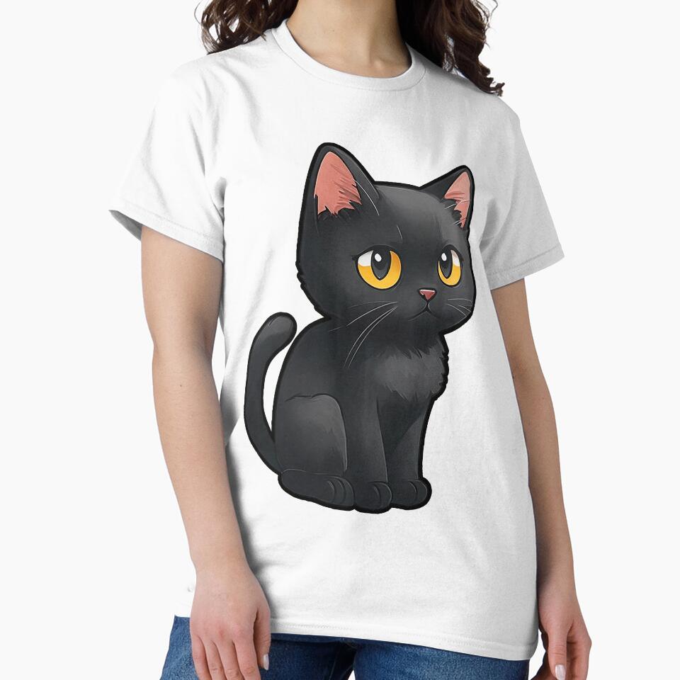 Black cat with yellow eye by DkaShop ⭐⭐⭐⭐