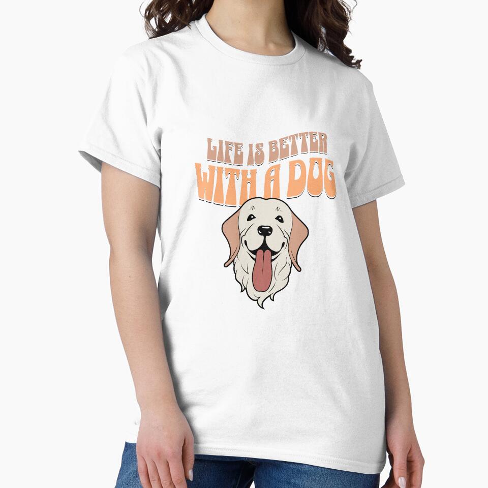 life is better with a dog - yellow lab by KimRG
