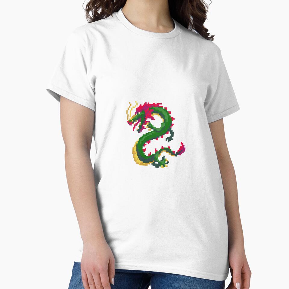 Dragon Pixel Art by Nikki Studley
