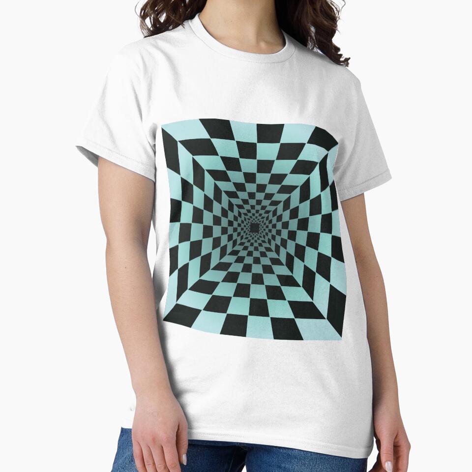 Tunnel-shaped checkered perspective by professorguru